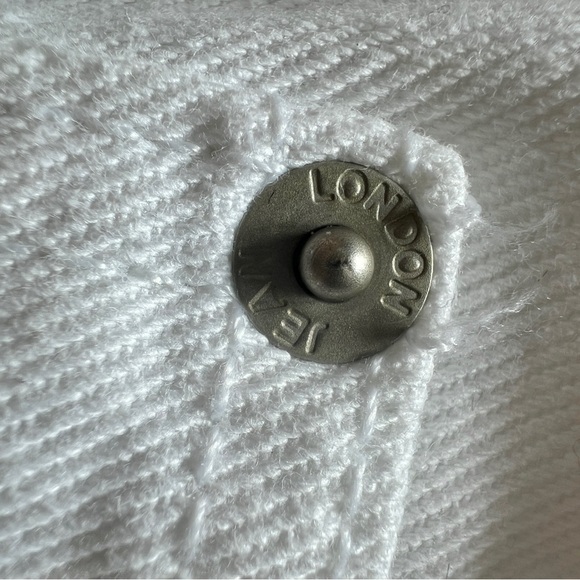 Vintage White 100% Cotton Slim Straight Leg Jeans Sz: 4 (26) - Picture 9 of 12